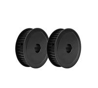 Poulie de courroie crantée Roues synchrones en acier noir 30T 32T HTD 5M, alésage 8-28mm for courroie de largeur 10/15/20/25mm utilisée dans la poulie linéaire 5GT(Bore 25mm,30T,For Belt width 20mm)