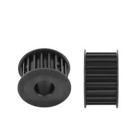 Poulie de Courroie de Distribution Poulie de synchronisation en acier HTD5M, 10 12 14 15 dents, roue synchrone HTD 5M for largeur courroie 15mm 20mm, 1 pièce(6mm,12 Teeth (1pc),21mm (for Belt 20mm))