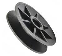 Poulie de courroie de tondeuse à gazon 122601909/0, compatible avec les modèles Mount et Solo, pièce de rechange noire pour un fonctionnement fluide