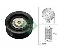 POULIE DE COURROIE INA MULTIFR. FORD 2.0TDDI/TDCI