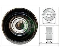 Galet enrouleur de courroie d'accessoire INA 532 0614 10