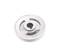Poulie de courroie moteur, poulie distribution type V, roue en aluminium, pièces d'embrayage machine à coudre industrielle(100mm)