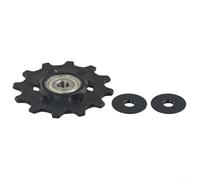 Poulie de dérailleur arrière pour vélo 12T 14T Convient pour XX1 X01 SX et pour les vélos Eagle de type 3, y compris roue de guidage en plastique, roulement en acier, joint en alliage d'aluminium (12T