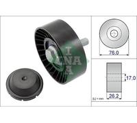 Poulie de déviation/guide INA 532 0632 10, courroie à nervures en V pour...