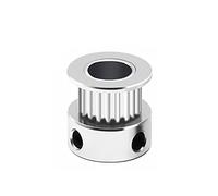 Poulie de distribution, 20 dents 2GT, alésage: 5/6/6,35/8mm, largeur de courroie 2GT: 6/10mm, pièces d'imprimante 3D GT2 20dents, type K(For Belt Width 10mm,Bore 5mm)