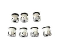 Poulie de distribution 2GT, 10 pièces, 16, 20, 30, 36, 40 dents, alésage 5 mm, 6,35, 8, largeur, courroie synchrone, poulie à(36 Teeth Bore 6.35mm)