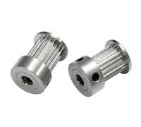 Poulie de distribution 2GT en aluminium, 20 dents, alésage 5/8 mm, compatible avec courroie, largeur 12, for pièces d'imprimante 3D(8mm)