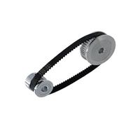 Poulie de distribution GT2 20 dents 2GT 40T 60T 80 dents Alésage 5/8 mm Réduction 1:2:3:4 Largeur de courroie 6 mm Roues synchrones for imprimante 3D(20T6-60T6,2GT-200-6)