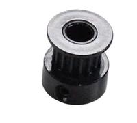 Poulie de distribution noire 16 dents 2MGT 2GT, alésage 5 mm, faible jeu, for courroie synchrone ouverte 2M GT2, largeur 6 mm, 1/2/3/4/5/10 pièces(4pcs/For Belt 6mm)
