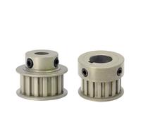 Poulie de distribution XL 12 dents, alésage de roue en aluminium dur 12T 4 5 6 6,35 7-14 mm for courroie de 10 mm de largeur BF K Type 1 pièce(6.35mm,12T-BF TYPE_11MM (FOR BELT 10MM))