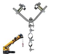 Poulie de fer d'angle - Rouleau de roue de fer d'angle,Rouleau de poulie robuste en à Double roulement 360 ° rotatif 40#/50# pour poulie de levage de système de bricolage pour la salle de sport à do