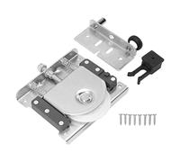 Poulie de garde-robe, roues à roulettes, Anti-déraillement, porte à came, levier de vitesse, armoire de placard, pratique, forte compatibilité (Grande)