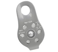 Poulie de guidage de corde en alliage d ' aluminium pour le camping, la randonnée et l ', accessoire fixe à roue unique pour l ' installation d ' équipements extérieurs Poulie de guidage de corde en