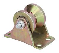 Poulie de Guidage, Poulie de Type V de 32 Mm, Roue de Guidage de Corde à Gorge Profonde, Roue de Rail de Corde en Métal Robuste pour Usage Industriel, Roues à Rainures en V