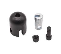 Poulie de gymnastique - Bouchon de balle de câble | Accessoires de machine de fitness pour entraînement de force, exercices à domicile, dos, épaules, bras, muscles, noir, 2 pièces, très résistant
