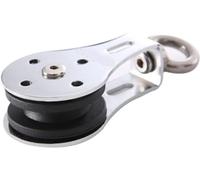 Poulie de levage pivotante silencieuse à roulement à billes en acier inoxydable, 300 kg, roulement duplex lourd