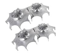 Poulie de Machine à Laver en Métal 10mm, Lot de 4 Pièces | Pièce Argentée, Transmission et Installation Rapide, Compatible Lave-linge pour Réparations à Domicile