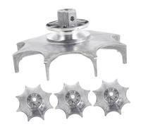 Poulie de Machine à Laver en Métal, Lot de 4 Pièces, 10 Mm | Composant de Rechange pour Lave-linge, Transmission et Résistance à L’usure, Installation Rapide
