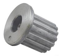 Poulie de machine à laver robuste en aluminium avec noyau 12 dents extérieures et 11 dents intérieures pour LG Tcl pour unité Electrolux (grande taille (3,3 cm)