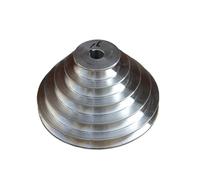 Poulie de pagode à courroie trapézoïdale en aluminium, 5 étapes de Type A, diamètre extérieur 54-150mm (diamètre du trou 14mm 16mm 18mm 19mm 20mm 22mm 24mm 25mm 28mm)(Hole Dia 14mm)