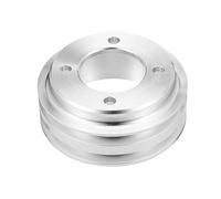Poulie de pompe à eau à 2 gorges 2V, courroie trapézoïdale, compatible avec les moteurs Ford 302, 351 Windsor, 351 Cleveland et 400M/351W/351M/400 V8 5.0L (à partir de 1969).(2 Groove 2V B)