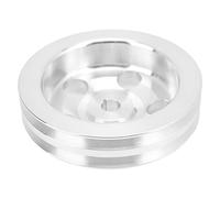 Poulie de pompe de direction assistée en alliage d’aluminium à 2 rainures, pièce de rechange pour les modèles Chevy à rainure clé jusqu’en 1972, accessoire moteur compatible GM