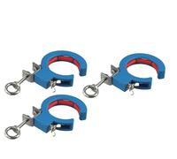 Poulie de pont de guidage, avec capacité de charge de 25 kg, construction en nylon renforcé et acier inoxydable pour câblage et décoration (bleu)