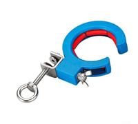 Poulie de pont en acier inoxydable Auxiliaire Construction en nylon Dispositif de filetage câblage plafond réglable pour angle intégré avec grand et (bleu)