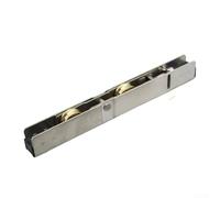 Poulie de porte coulissante avec boîtier en acier inoxydable et roulements à billes en acier à haute teneur en carbone pour une durabilité à long terme (15 × 24 mm)
