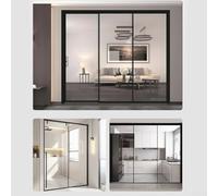 Poulie de porte coulissante en acier inoxydable avec grande capacité de charge et hauteur réglable pour un fonctionnement stable à la maison ou au bureau (15 × 20 mm)