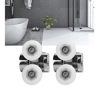 Poulie de porte coulissante, forte flexibilité, poulie de suspension épaisse résistante à l'usure pour portes de salle de bain