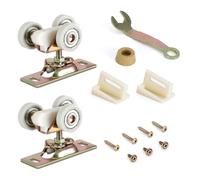 Poulie de rechange universelle en alliage de zinc pour porte coulissante - Roulettes de placard - Accessoires de matériel d'écran