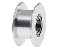 Poulie de renvoi GT2 30 dents, alésage 3/4/5/6/7/8/9 mm, avec roulement, largeur de courroie 6/10 mm, roue synchrone, 1/2 pièces(Bore 5mm No Teeth,1pcs/10mm)