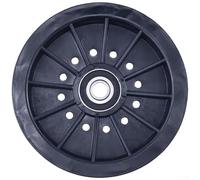 Poulie de renvoi plate 280-926 compatible avec les tondeuses à gazon Hustler et Exmark, mouvement fluide de la courroie et réduction de l'usure lors de l'utilisation