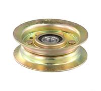 Poulie de renvoi plate de rechange pour Craftsman Plateau de 106,7 cm compatible avec les modèles 532173437 165888 532131494 532173438
