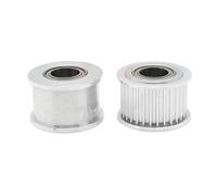 Poulie de renvoi synchrone HTD3M à 35 dents avec roulement, galet tendeur, galet de guidage, tendeur, poulie de renvoi HTD, 35 dents, 35T(6mm,No teeth,Belt width 15mm)