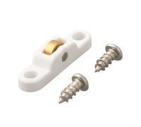 Poulie de roue en cuivre avec boîtier en acier inoxydable pour volet coulissant et quincaillerie de porte (7,5 mm jaune)
