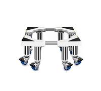 Poulie de rouleau de machine à laver portable， Heavy Duty Washing Machine Stand Mobile Refrigerator Base Movable Fridge Freezer Holder Stand with Lockable Wheels Moving Home Appliances Dryer Shelf Coo