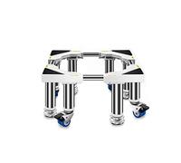 Poulie de rouleau de machine à laver portable， Heavy Duty Washing Machine Stand Mobile Refrigerator Base Movable Fridge Freezer Holder Stand with Lockable Wheels Moving Home Appliances Dryer Shelf Coo