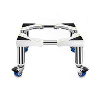 Poulie de rouleau de machine à laver portable， Heavy Duty Washing Machine Stand Mobile Refrigerator Base Movable Fridge Freezer Holder Stand with Lockable Wheels Moving Home Appliances Dryer Shelf Coo