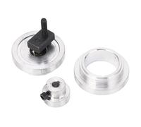 Poulie de roulement de courroie en alliage d'aluminium, ensemble de poulie de transition de moteur de broche de tour durable pour MX210 WM210 8x16 220x400 220x600 mini tours