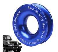 Poulie de Secours en Aluminium Anti-Rouille pour véhicule Tout-Terrain 4 x 4 pour remorque, SUV, Camion, remorque, Sauvetage et travaux de Montagne