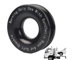 Poulie de secours en aluminium anti-rouille pour véhicule tout-terrain 4 x 4 pour remorque, SUV, camion, remorque, sauvetage et travaux de montagne