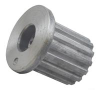 Poulie de tambour de machine à laver avec 12 dents extérieures et 11 dents intérieures en aluminium, compatible avec (grande taille (3,3 cm)