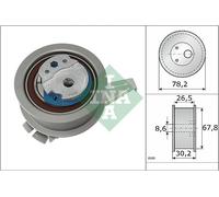 Poulie de tension, courroie crantée INA 531 0847 10