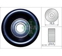 Poulie de tension, courroie trapézoïdale à nervures INA FR-V (BE) 2 2004-2006