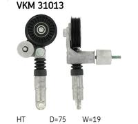 Poulie de tension, courroie trapézoïdale à nervures SKF pour A6 C5 1.9 2000-