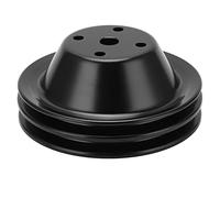 Poulie de vilebrequin à double rainure, poulie de pompe à eau longue de remplacement pour moteur Chevy Small Block SBC 262 350 400, avec rainures en V profondes pour courroie trapé