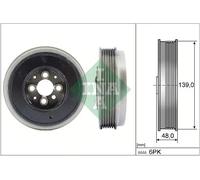INA 544 0065 10 Poulie damper (vilebrequin) Poulie Damper Poulie damper