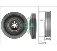POULIE DE VILEBREQUIN INA VW 3.0TDI A4/A6 04-